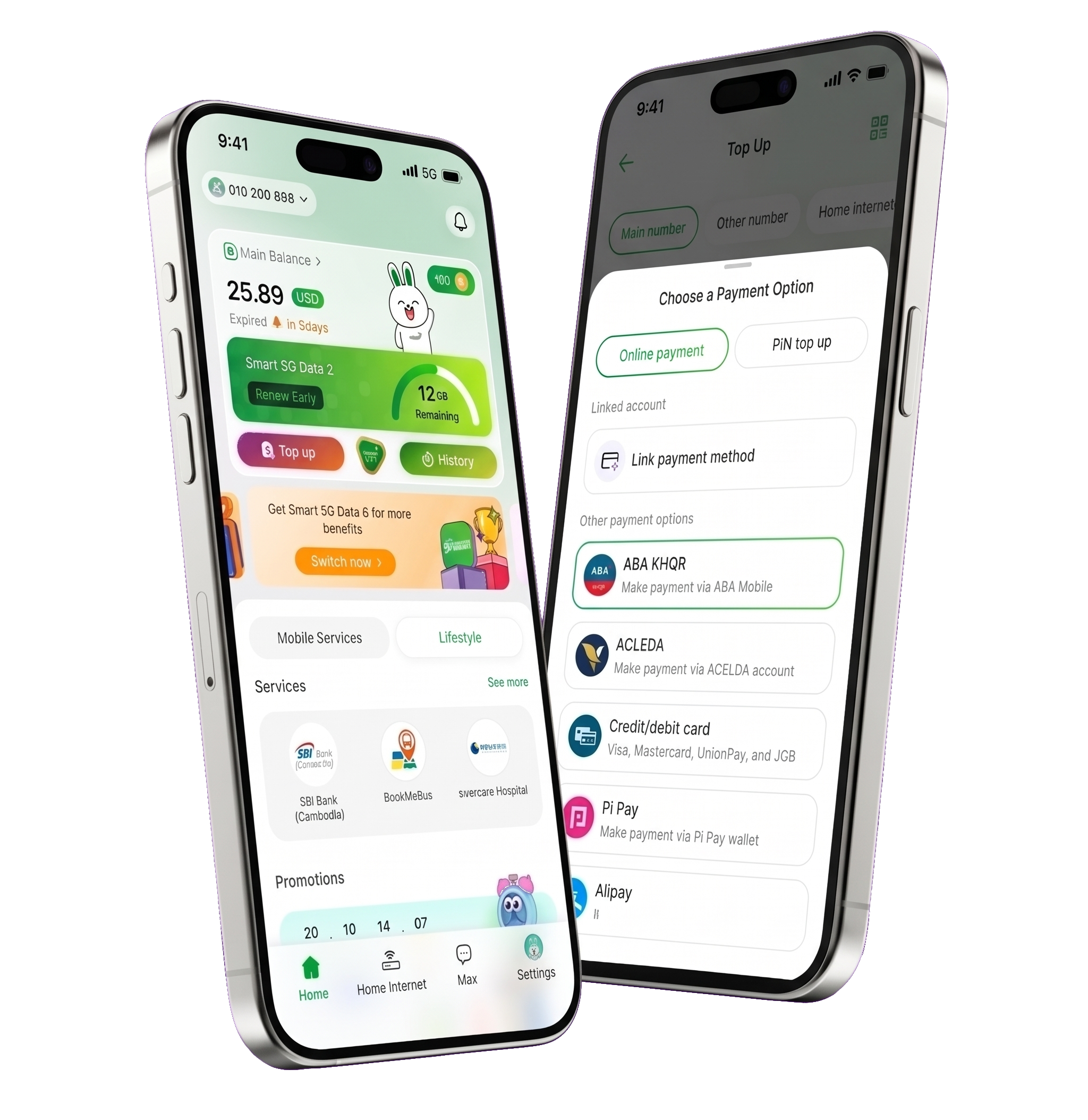 SmartNas App Mockup